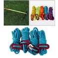 thumbnail image 4 of Cuerda de tienda Cola 4 piezas 4 mm de sujeción reflectante con tensor azul, 4 of 8