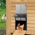 thumbnail image 1 of New Automatic Chicken Coop Door,3.0 Smart Metal Chicken coop Door,Metal Animal Door with Timer,Suitable for Chickens, Ducks, Pigeons, etc(Black), 1 of 5