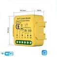thumbnail image 3 of Tuya Module Interrupteur de Rideau Intelligent Wifi Connecté Volets Roulants Moteur de Store Application Smart Life Compatible avec Alexa Home, 3 of 5