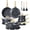 Gray 18PCS, variant on GIPP 22pcs Kitchen Cookware Sets, Ceramic Nonstick Pots and Pans Set,Dishwasher Safe Induction Cookware