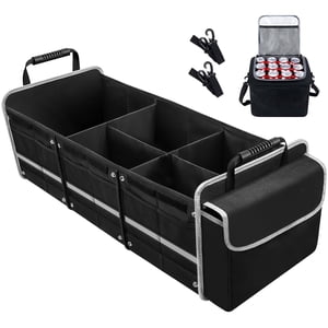 Cshidworld 4-in-1 Trunk Organizer with Cooler Bag