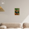 thumbnail image 3 of Floral Vase And Fruits Flowers In Vase Paintings Canvas Wall Art by Art Remedy, Gold Floater Frame, 11.5" x 16.5", 3 of 7