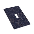 thumbnail image 3 of Kll Navy Dark Blue Wall Plate,Gloss Finish,Standard Size 1 - 5" X 3", Polycarbonate Thermoplastic,Electric Receptacle Plug Covers, 3 of 8