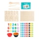 thumbnail image 2 of Juguete de bolas en vasos,Juego de rompecabezas con cuentas y tablero de clavijas de madera Montessori,Aprendizaje preescolar: clasificación y conteo de colores,Juguetes de motricidad fina con, 2 of 9