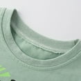 thumbnail image 6 of Baby Boy Summer Clothes Kids Toddler Boys Cartoon Excavator Digger Dinosaur Print Short Sleeved T Shirt Summer Causal Top Toddler T Shirts Light Green 7 Years, 6 of 6