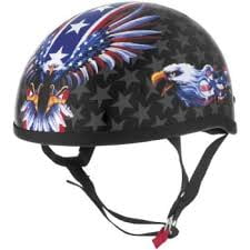 SKID LID HELMETS 646991 Skid Lid USA Flame Eagle Original Helmet (Multicolor, XX-Large)