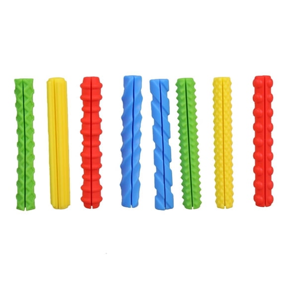 Giaone 8/12Pcs Ergonomic Writing Aid Pen Grips Soft Silicone Pencil Holder Grip