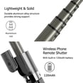 thumbnail image 5 of 3 in 1 Phone Gimbal Stabilizer Selfie Stick Tripod 86cm 5-Section with Remote Shutter Phone Clamp Smart Rotatable Compatible with Smartphones, 5 of 7