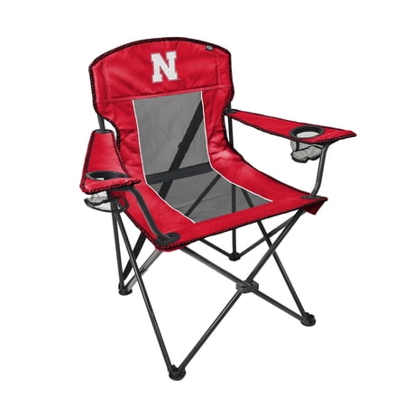 EQUIP Tailback University of Nebraska Foldable Camping Chairs, Red