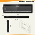 thumbnail image 2 of Resenkos Fireplace Heater,Electric Fireplace, Electric Fireplace 40/50/60 Inches Recessed and Wall Mounted for 2' x 6' Stud-60 inches, 2 of 8