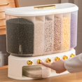 thumbnail image 4 of Cubo separado de arroz Baoblaze 10L Dispensador de cereales de arroz, 4 of 8