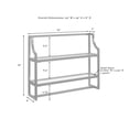 thumbnail image 4 of Crosley Furniture Aimee Wall Shelf Oil Rubbed Bronze, 4 of 6