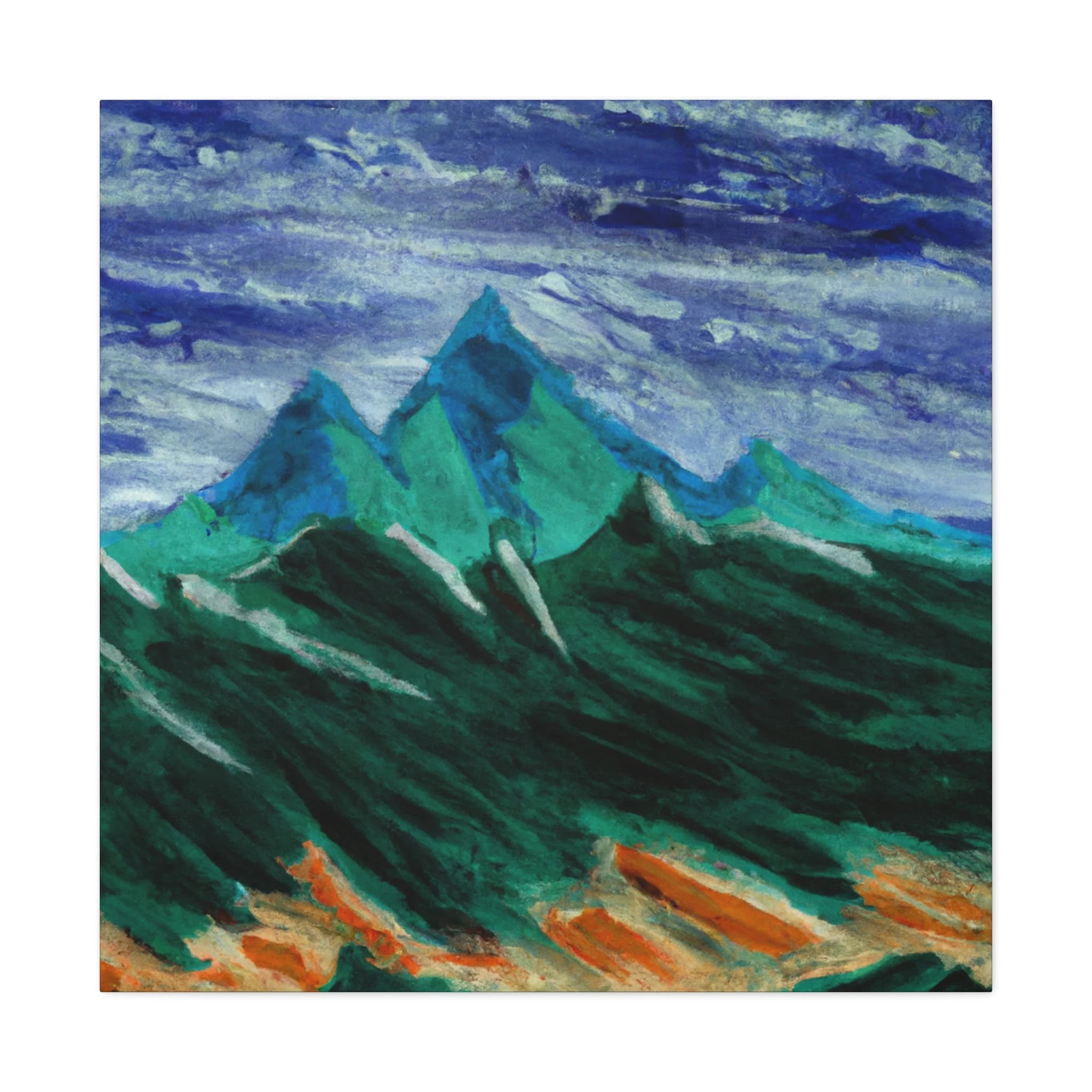 Mountain Majesty Splendor - Canvas - Walmart.com
