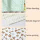 thumbnail image 3 of Manta de dormir Bearachild para bebé 105x75cm edredón de algodón doble cara siesta cama de viaje portátil beige, 3 of 6