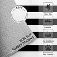 thumbnail image 3 of 3x4 Rug, Striped Door Mat Washable Non Slip Soft for Entryway, Black and White Stripe Rug, Geometric Carpet, Striped Home Decor & Gifts, 3 of 7