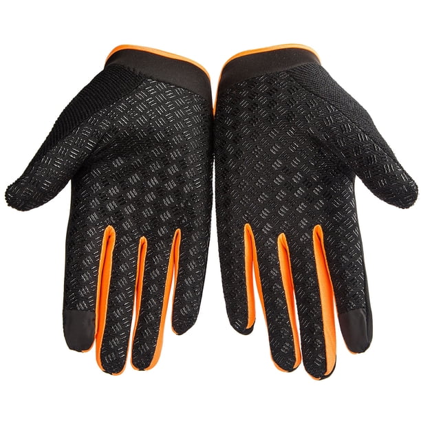 Guantes de equitación de verano de seda de hielo que absorben el sudor protección UV guantes deportivos al aire libre para montañismo ciclismo M