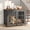 Brown, variant on YOKWOK 42 Inch Furniture-Style Dog Crate for Large Dogs, Heavy Duty Thick Metal Dog Cage with Water Resistant Top & Safe Lock, Chew-Proof & Escape-Proof Large Indoor Dog Kennel, Brown