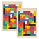 thumbnail image 1 of Rompecabezas de Tetris PuzzBlocks 2Pzas 18.5x27cm Madera Multicolor 3D Rompecabeza de Bloques., 1 of 1