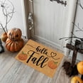 thumbnail image 2 of Uanit Pumpkin Welcome Doormat Fall Indoor Outdoor Entrance Home Front Porch Rugs Halloween Housewarming Greetings Gift Decoration Supplies 23.6 X 15.7 Inches, 2 of 9