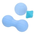 Massage Ball Set 3 Different Silicone Massage Balls for Deep Tissue