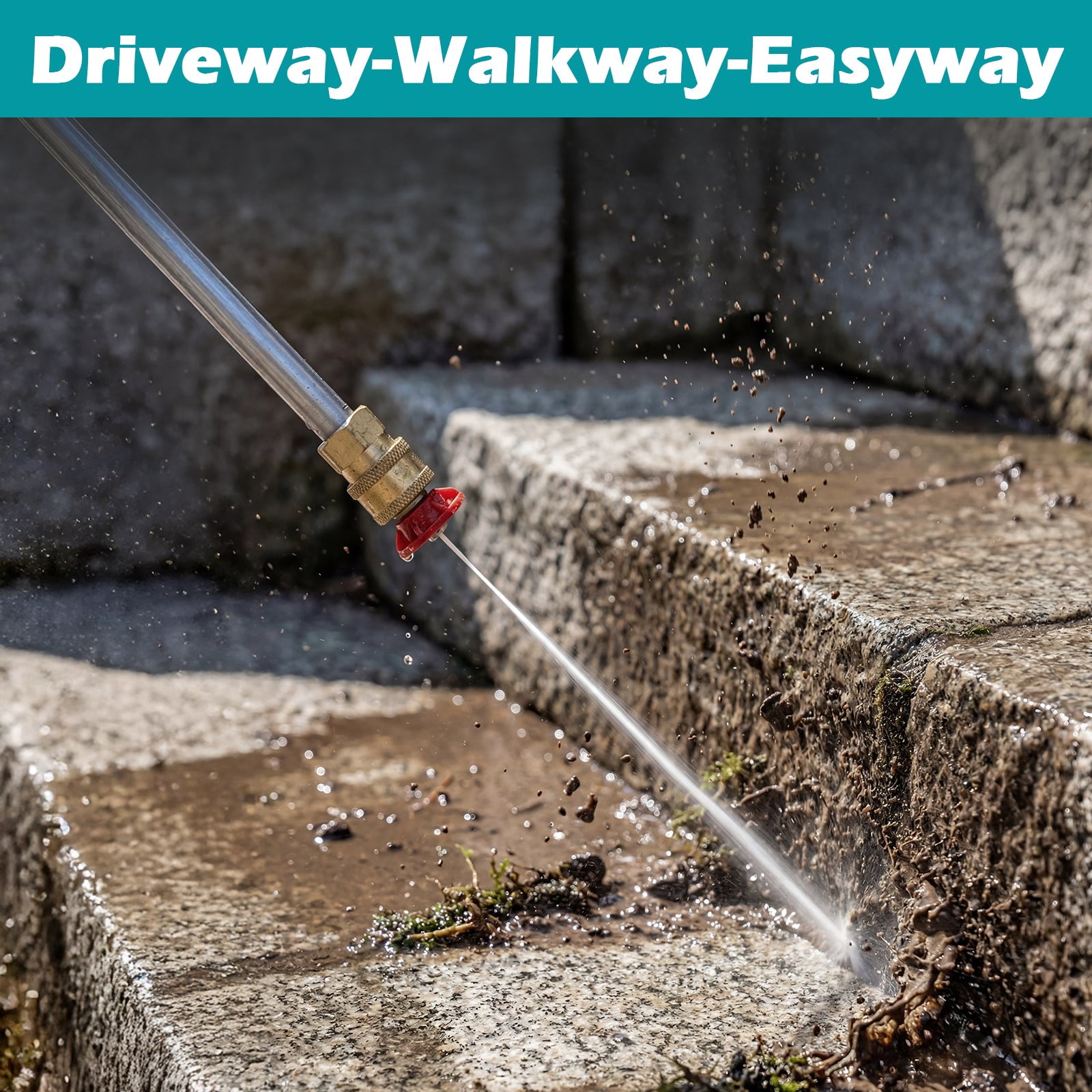 ANLIBATT 3200 PSI Electric Power Cold Water Pressure Washer with Brushless Motor Max 1.7 GPM 5 Quick Nozzles Buil-in Soap Tank 35ft Cord 25ft Hose