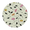thumbnail image 2 of JEUXUS Easter Tablecloth Round Easter Egg Rabbit Table Cloth Washable Spring Flowers Table Cover for Kitchen Dining Holiday Party Picnic Indoor Outdoor Home Decor White, 2 of 7