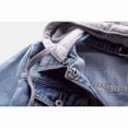 thumbnail image 4 of Women'S Casual Detachable Hoodie Denim Jacket Light Blue XXXL, 4 of 9