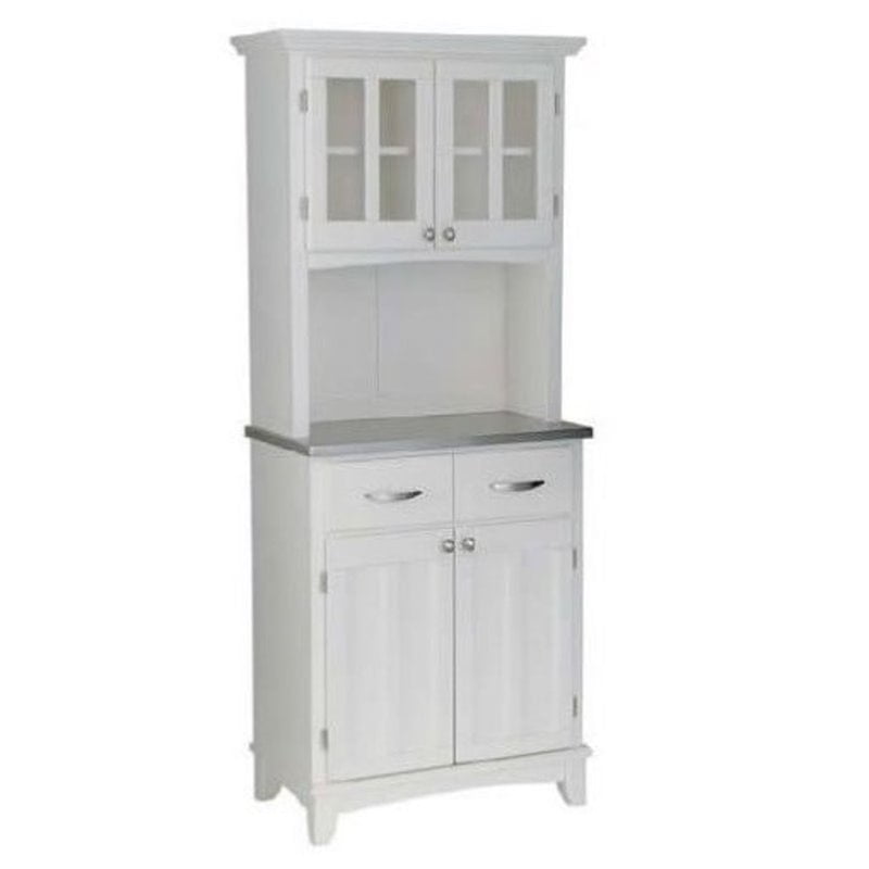 HOMESTYLES Cottage Oak Buffet With Hutch 5001-0066-62 The Home Depot ...