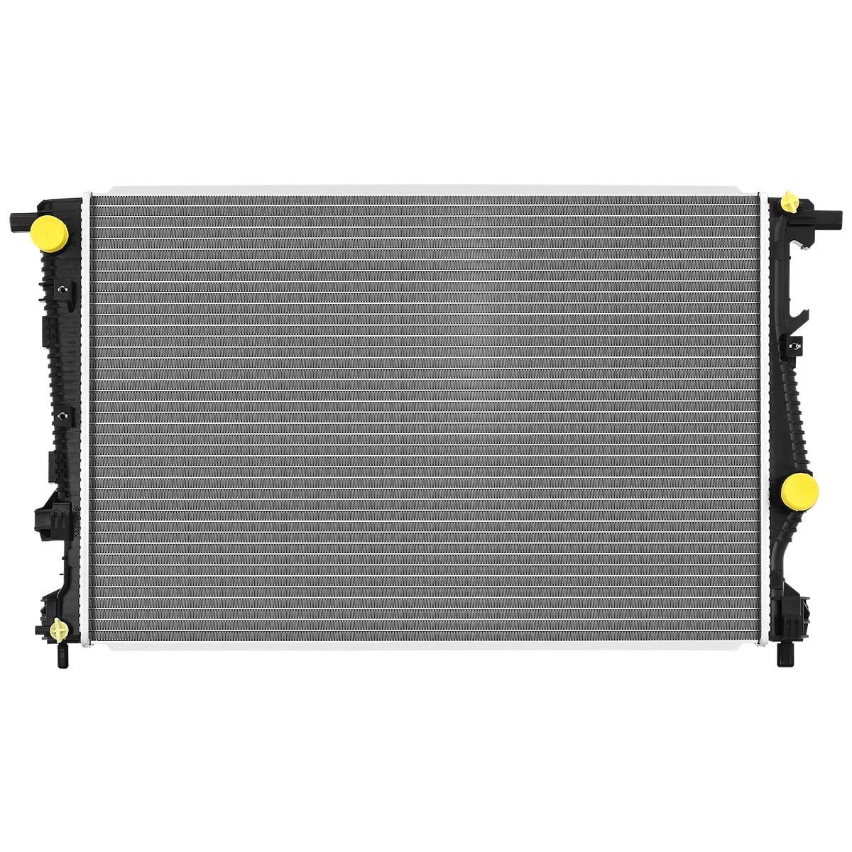 LEDKINGDOMUS Aluminum Radiator for 2014-2018 Jeep Cherokee (Fits L4 2.4L & V6 3.2L) High Cooling Efficiency Leakproof Design