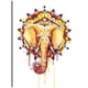 thumbnail image 1 of Cuadro Decorativo - Mandala de elefante Jr  Impresión en canvas, estrechado., 1 of 2