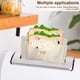 thumbnail image 4 of Bolsas de tostadora antideslizante Pastas de sándwich resistentes al calor reutilizables Hornear de fibra de vidrio Lineros de papel de pastelería Snacks Herramientas Beige 5 piezas Eigraketly HA010213-02, 4 of 6