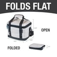 thumbnail image 2 of CleverMade Collapsible Soft Cooler Bag Tote - Insulated 18 cans Leakproof Small Cooler Box with Bottle Opener and Shoulder Strap for Lunch, Beach, and Picnic - Cream, 2 of 6