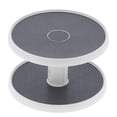thumbnail image 4 of Organizador de gabinete Jadeshay estante para especias giratorio de 2 niveles color Gris Blanco, 4 of 8