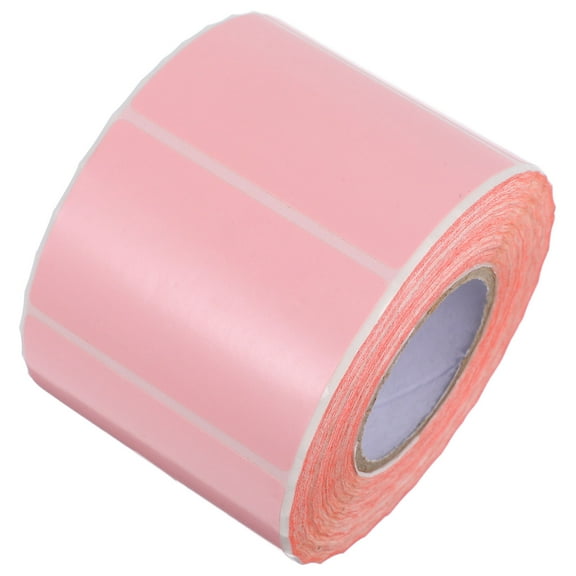 UPKOCH Antifriction Label Stickers Printable Paper Pink 1 Roll