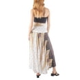 thumbnail image 6 of Qiylii Women Bohemian Long Skirt, Elastic High Waist Big Hem Tie-up Skirt for Beach/ Seaside/ Vacation, 6 of 8