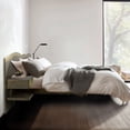 thumbnail image 5 of Platform Bed frame with Live-Edge Headboard and Built-in Nightstands/Drawers, 5 of 9