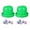 Green, variant on Opvise Premium Melamine Dice Cup Set with 10 Dice - Portable Casino-Style Gaming Accessories for Home, Travel, and Game Nights