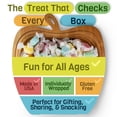 thumbnail image 4 of (4 pack) Snackathon Salt Water Taffy Single Flavor, Peppermint, Bulk Individually Wrapped Gourmet Candy, Soft & Chewy Sweet Treats, 15 oz Resealable Bag, 4 of 9
