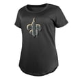thumbnail image 2 of Women's New Era  Charcoal New Orleans Saints 2024 NFL Draft T-Shirt, 2 of 3