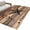 Dark Brown, variant on Area Rug for Living Room, Texas Star Vintage Non-Slip Indoor Large Carpet for Bedroom/Dining Room, Berry Dark Brown Wooden Washable Low-Profile Rectangle Floor Mat Runner Rugs - 3 x 5 Ft