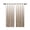 Brown, variant on RisChhery Ombre Mint Green Leaf Print Blackout Curtains, Thermal Insulated，Grommet Top, 42×63 Inch, 2 Panels