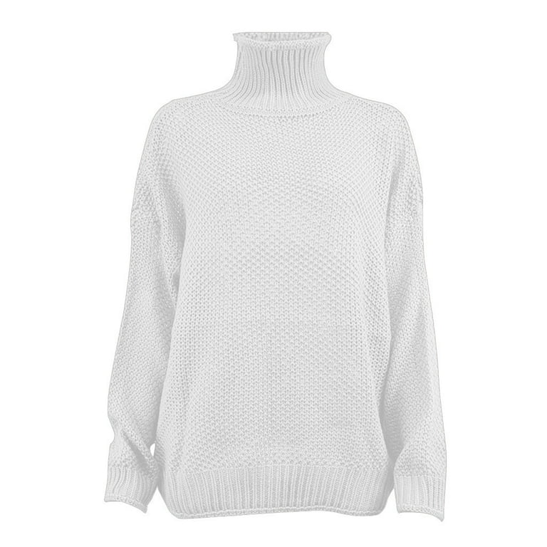 KaLI_store Cable Knit Turtleneck Sweater Women Women's KaLI_store Cable Knit Turtleneck Sweater Women Women's