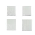 thumbnail image 1 of Carpeta de plástico transparente para álbum, fundas para carpetas de bolsillo, página de fotos, cuaderno, bolsillos, tarjetas, papelería, identificación, 4 Uds., 1 of 6