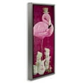thumbnail image 3 of Stupell Industries Flamingo with Antique Teacups Animals Painting Gray Floater Framed Canvas Art Print Wall Art, 11 x 25, 3 of 9