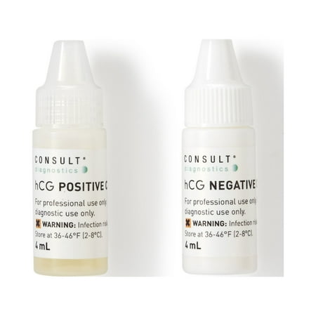 Reproductive Endocrinology Assay Control Kit McKesson Consult Pregnancy (hCG) Testing Positive Level/Negative Level 2 X 4 mL | 5011