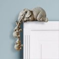 thumbnail image 3 of Cute Elephant Family Ornament Sweet Lovely Resin Animal Decoration for Home Decor, 3 of 5