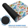thumbnail image 6 of Long Mouse Pads for Desk,White Colorful Dinosaurs Pattern Desk Mats on Top Of Desks, Desk Mouse Pad Extra Large with 3mm Non-Slip Base and Stitched Edge for Gaming,Office,Work,Home 31.5"x11.8", 6 of 6