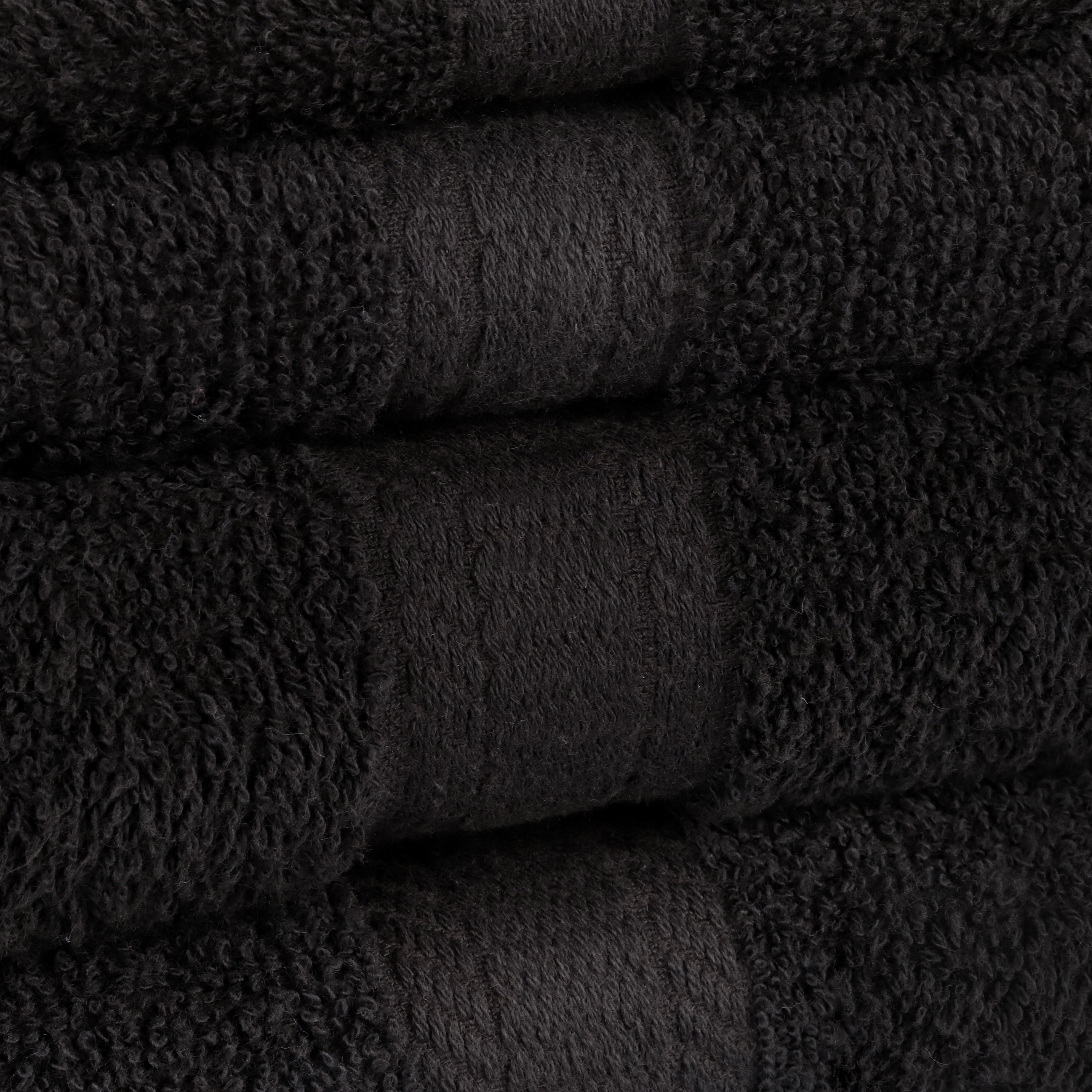 Mainstays 18-Piece 100% Cotton Towel Set, Black photo 2