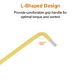 thumbnail image 6 of Uxcell Ball End Hex Key Wrench 5/32" S2 Steel L-Shape Long Arm Hexagon SAE Wrenches Repairing Tool, 6 of 8