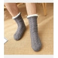 thumbnail image 5 of Janrevotw Mens Slipper Fuzzy Socks Winter Cozy Fluffy Cabin Warm Fleece Soft Comfy Thick Non Slip Home Socks, 5 of 6